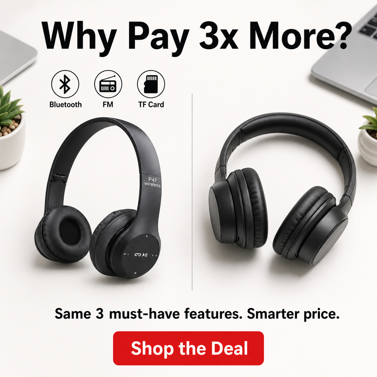 P47 Wireless Headphones
