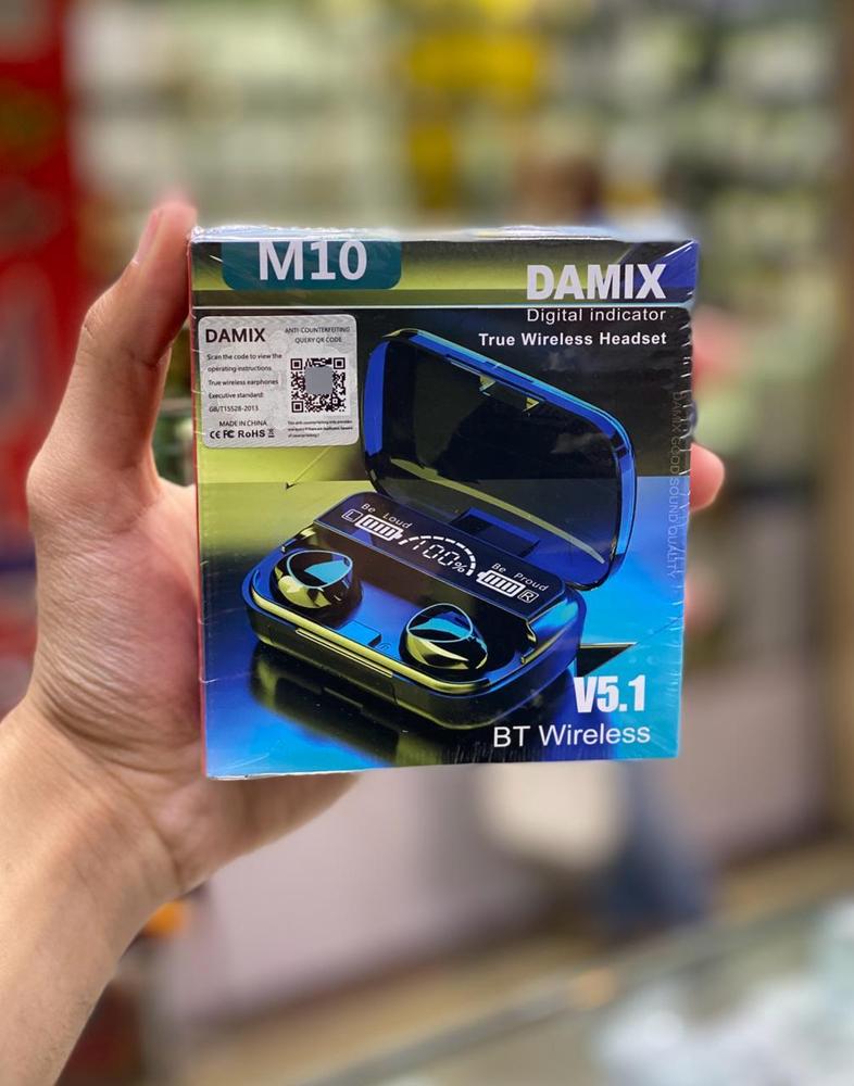 DAMIX M10 Wireless Earbuds Blue Gold V5.1
