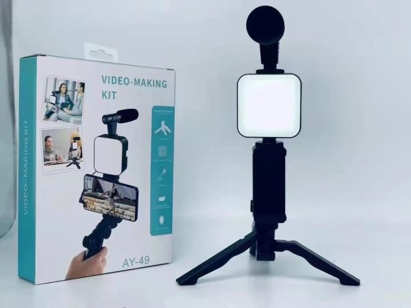 AY-49 Video Making Kit | All-in-One Vlogging Tripod