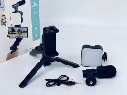 AY-49 Video Making Kit | All-in-One Vlogging Tripod